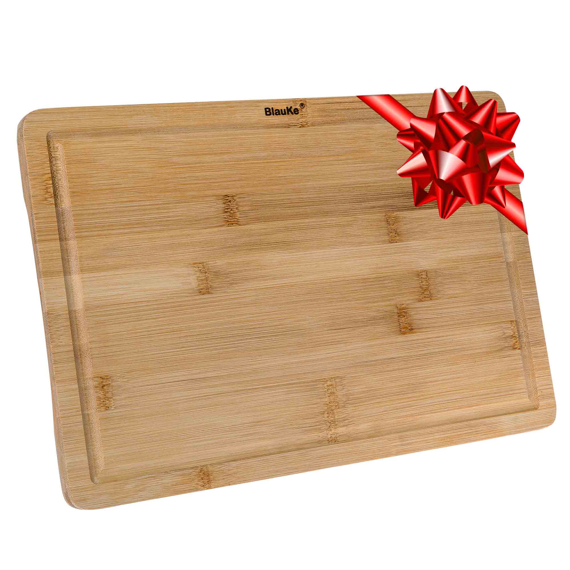 PureBoo 100% Natural Bamboo Cutting Board - 15x10in