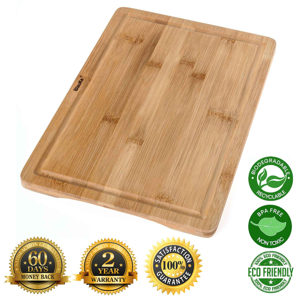 PureBoo 100% Natural Bamboo Cutting Board - 15x10in