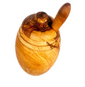 Olive Wood Honey Pot w/Honey Dipper