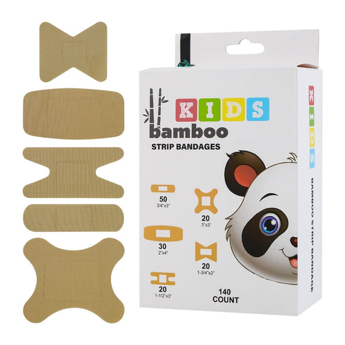 Kids Bamboo Variety Size Bandages- 140 Count