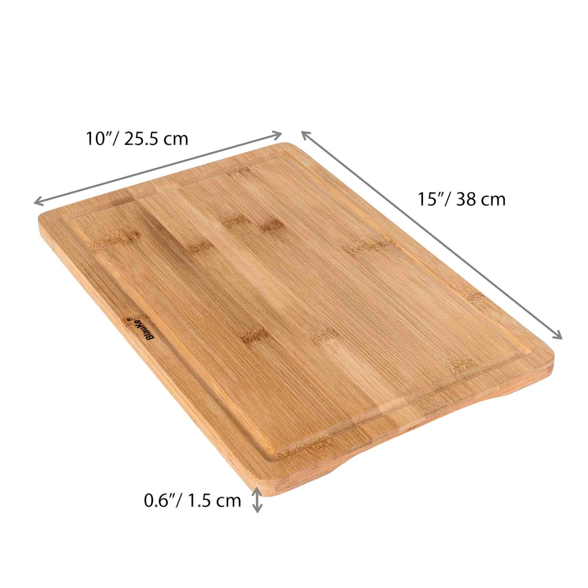 PureBoo 100% Natural Bamboo Cutting Board - 15x10in