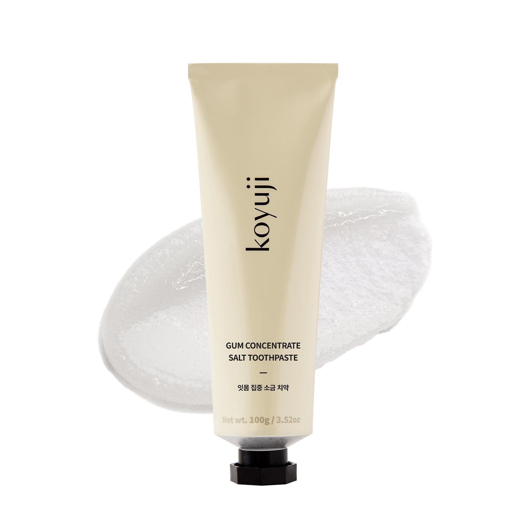 Koyuji Gum Care Salt Toothpaste - Natural Toothpaste Fluoride Free SLS Free Foamless Vegan Gum Health. Sensitive Teeth Keep Mouth Moist. - for All Family