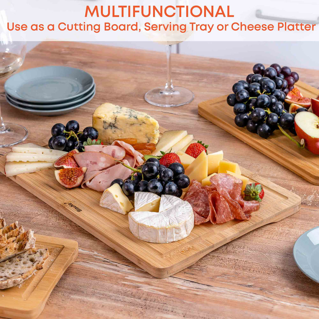 PureBoo 100% Natural Bamboo Cutting Board - 15x10in